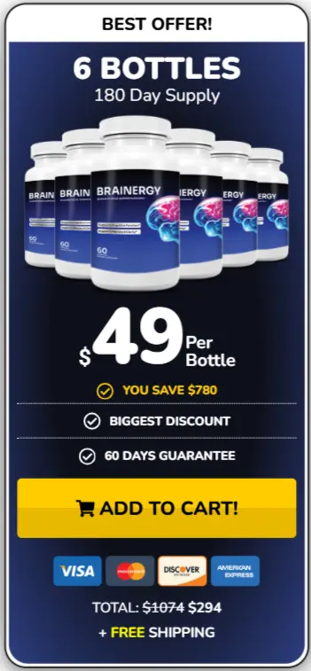 Brainergy - 6 Bottle